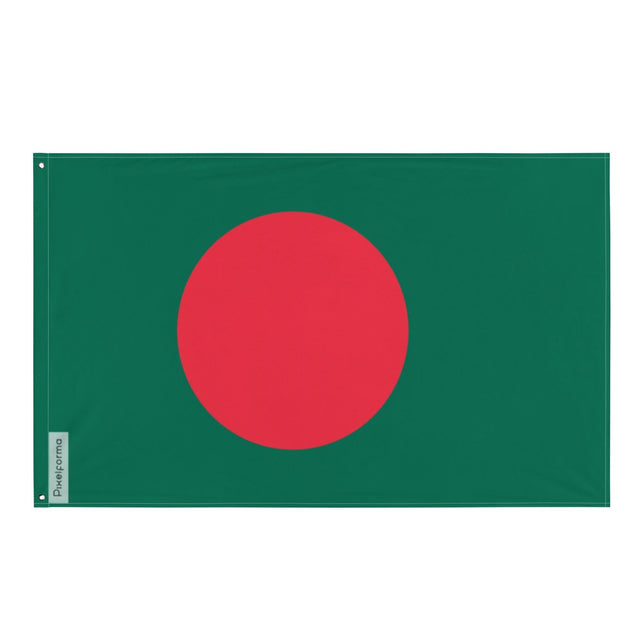 Drapeau du Bangladesh en plusieurs tailles 100 % polyester Imprimer avec Double ourlet - Pixelforma