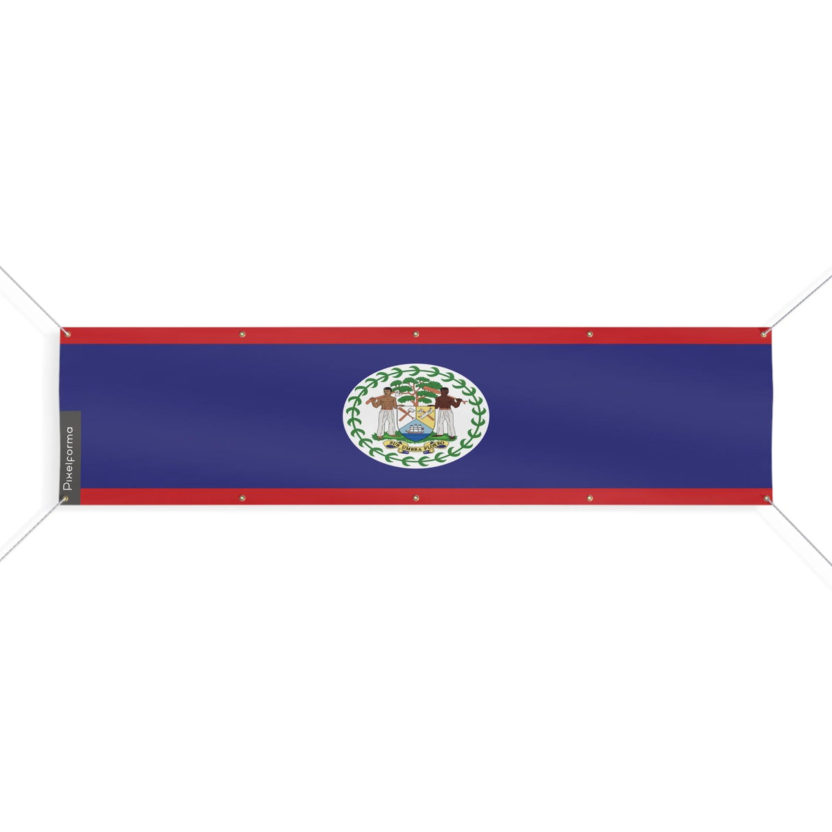 Drapeau du Belize 10 Oeillets en plusieurs tailles - Pixelforma 