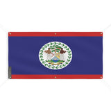 Drapeau du Belize 6 Oeillets en plusieurs tailles - Pixelforma 