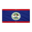 Drapeau belize polyester résistant avec œillets renforcés