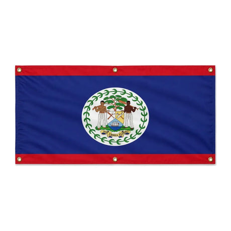 Drapeau belize polyester résistant avec œillets renforcés