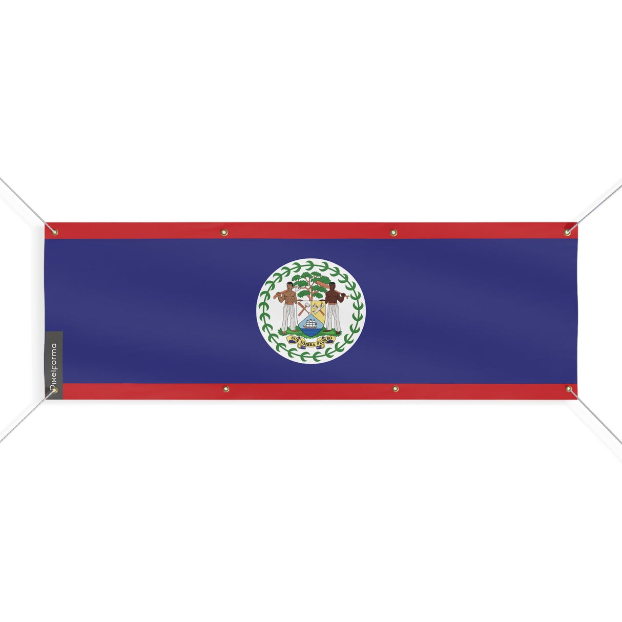 Drapeau du Belize 8 Oeillets en plusieurs tailles - Pixelforma 