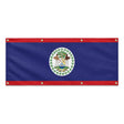 Drapeau belize polyester résistant usage extérieur prolongé