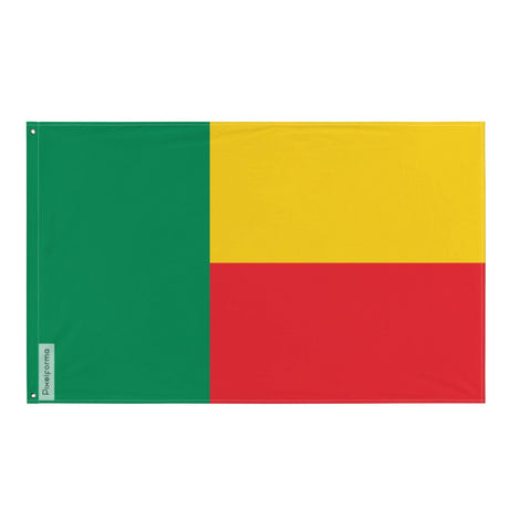 Drapeau du Bénin en plusieurs tailles 100 % polyester Imprimer avec Double ourlet - Pixelforma