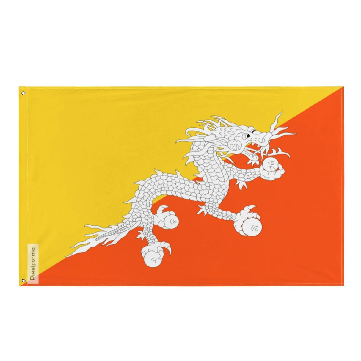 Drapeau du bhoutan polyester résistant plusieurs modèles