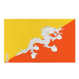 Drapeau du bhoutan polyester résistant plusieurs modèles