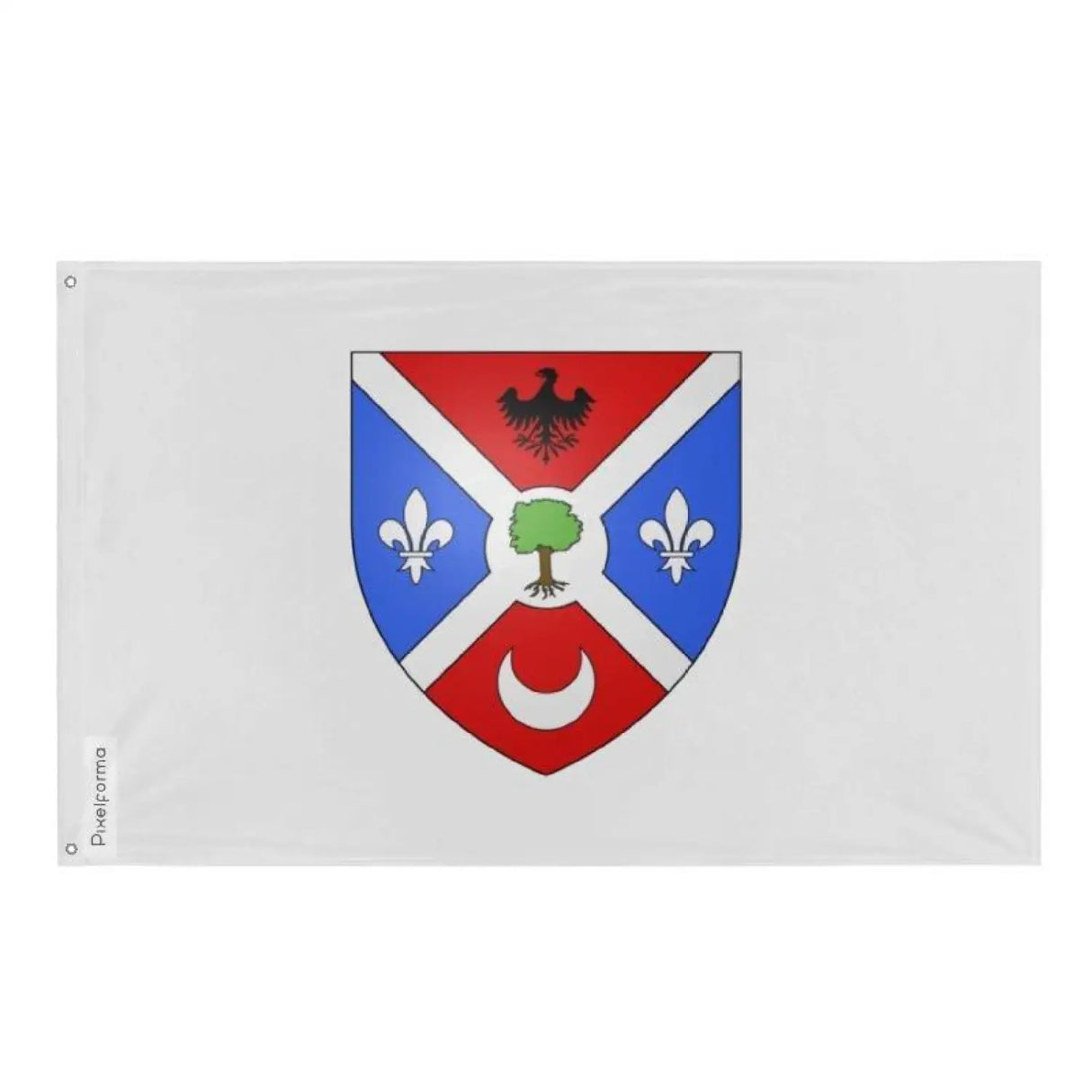 Drapeau du bois-des-filion plusieurs tailles en polyester - pixelforma