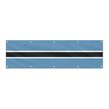 Drapeau du Botswana grand format XL en polyester avec dix œillets