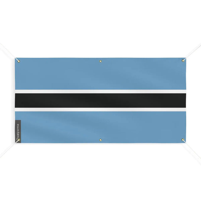 Drapeau du Botswana 6 Oeillets en Plusieurs Tailles (M) - Pixelforma 