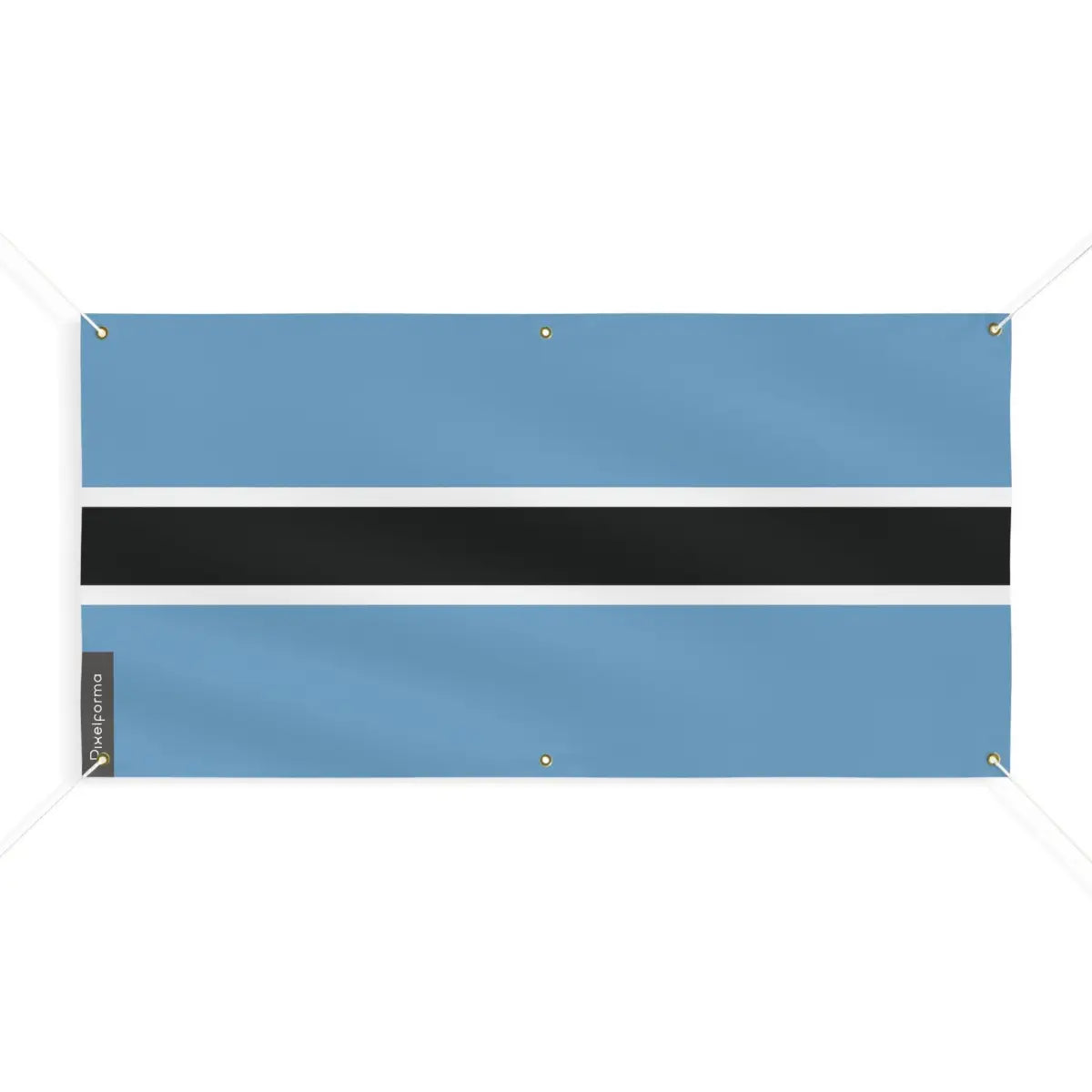 Drapeau du botswana 6 oeillets en plusieurs tailles (m) - pixelforma