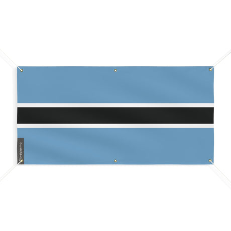 Drapeau du Botswana 6 Oeillets en plusieurs tailles - Pixelforma 