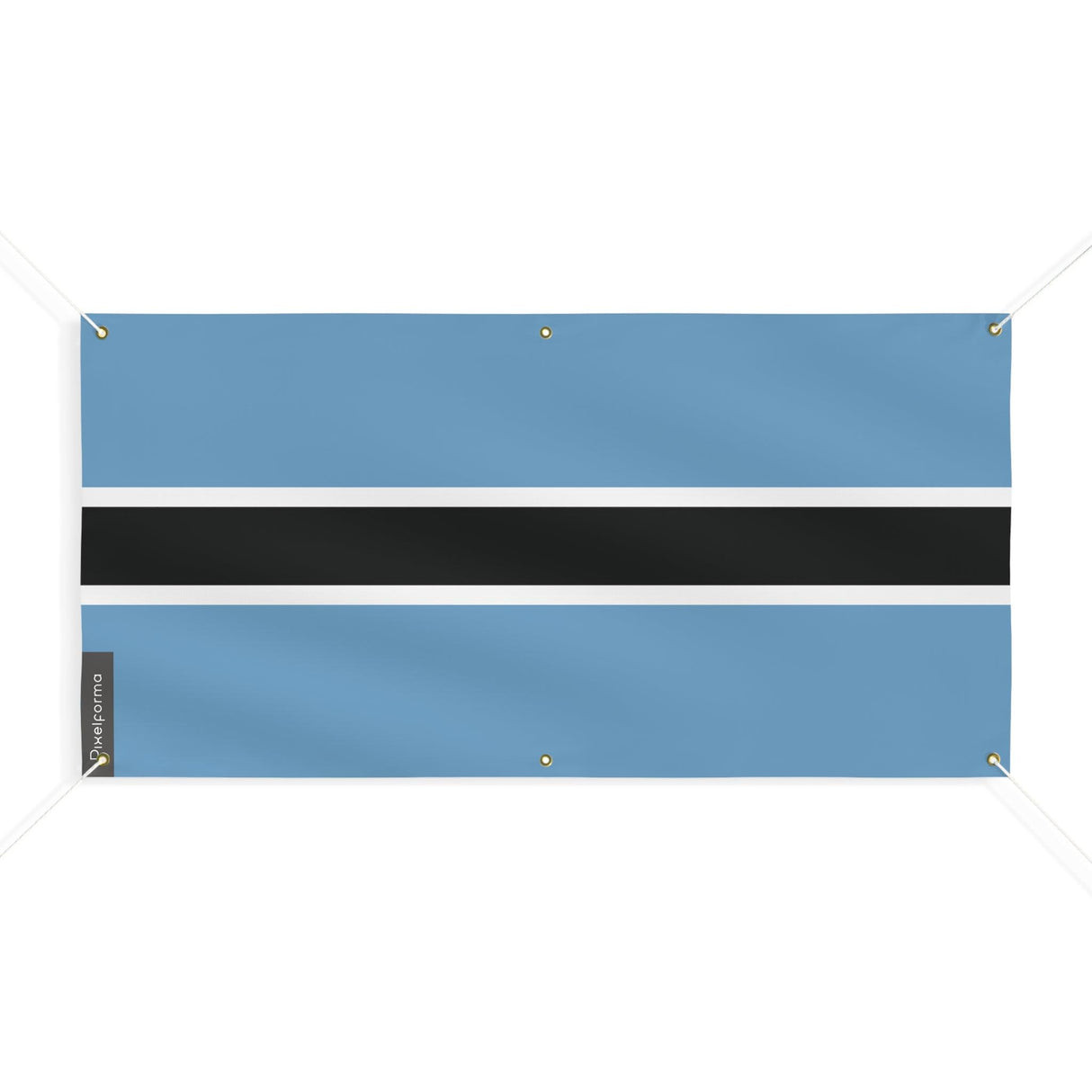 Drapeau du Botswana 6 Oeillets en plusieurs tailles - Pixelforma