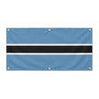 Drapeau botswana polyester résistant usage extérieur intensif