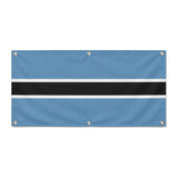 Drapeau botswana polyester résistant usage extérieur intensif
