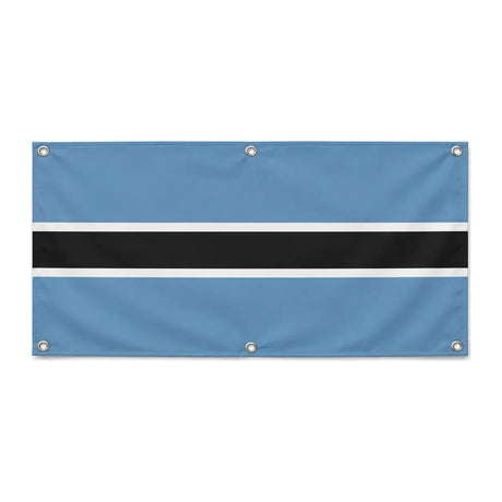 Drapeau botswana polyester résistant usage extérieur intensif