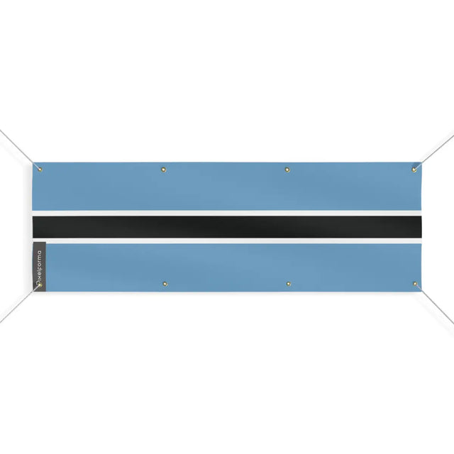 Drapeau du Botswana 8 Oeillets en Plusieurs Tailles (L) - Pixelforma 