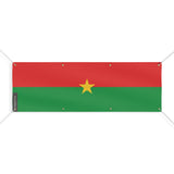 Drapeau du Burkina Faso 8 Oeillets en plusieurs tailles - Pixelforma 