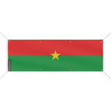 Drapeau du Burkina Faso 8 Oeillets en plusieurs tailles - Pixelforma