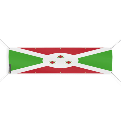 Drapeau du Burundi 10 Oeillets en plusieurs tailles - Pixelforma