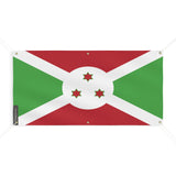 Drapeau du Burundi 6 Oeillets en plusieurs tailles - Pixelforma 