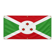 Drapeau burundi polyester résistant usage extérieur