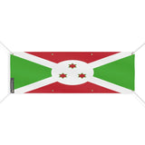 Drapeau du Burundi 8 Oeillets en Plusieurs Tailles (L) - Pixelforma 