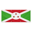 Drapeau burundi en polyester résistant huit œillets