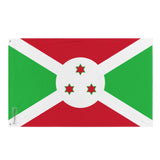 Drapeau du Burundi en plusieurs tailles 100 % polyester Imprimer avec Double ourlet - Pixelforma