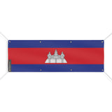 Drapeau du Cambodge 8 Oeillets en plusieurs tailles - Pixelforma