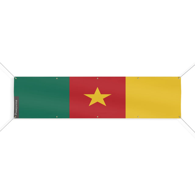 Drapeau du Cameroun 10 Oeillets en plusieurs tailles - Pixelforma 