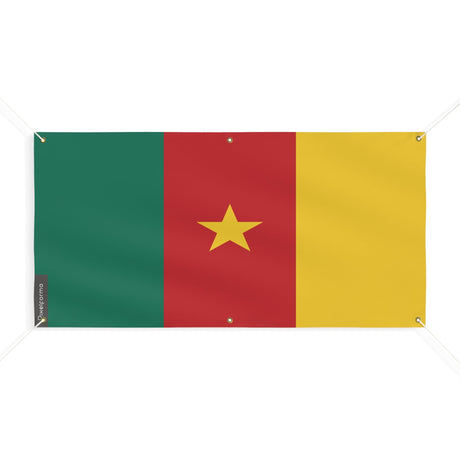 Drapeau du Cameroun 6 Oeillets en plusieurs tailles - Pixelforma 
