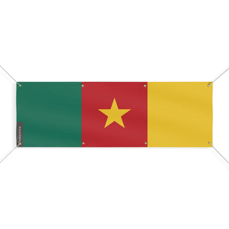 Drapeau du Cameroun 8 Oeillets en plusieurs tailles - Pixelforma 