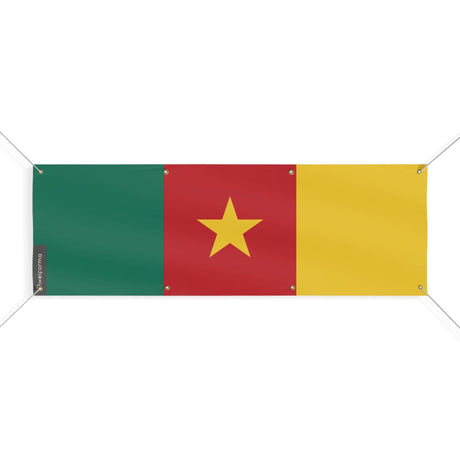 Drapeau du Cameroun 8 Oeillets en plusieurs tailles - Pixelforma