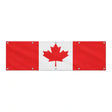 Drapeau du Canada grand format XL en polyester avec dix œillets