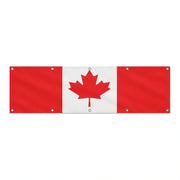 Drapeau du Canada grand format XL en polyester avec dix œillets