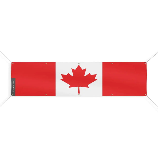 Drapeau du Canada 10 Oeillets en Plusieurs Tailles (XL) - Pixelforma 