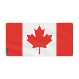 Drapeau du Canada 6 Oeillets en Plusieurs Tailles (M) - Pixelforma 