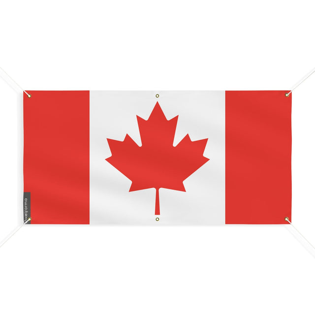 Drapeau du Canada 6 Oeillets en plusieurs tailles - Pixelforma 