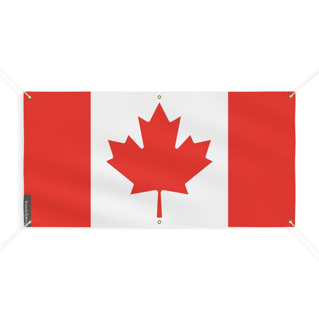 Drapeau du Canada 6 Oeillets en plusieurs tailles - Pixelforma