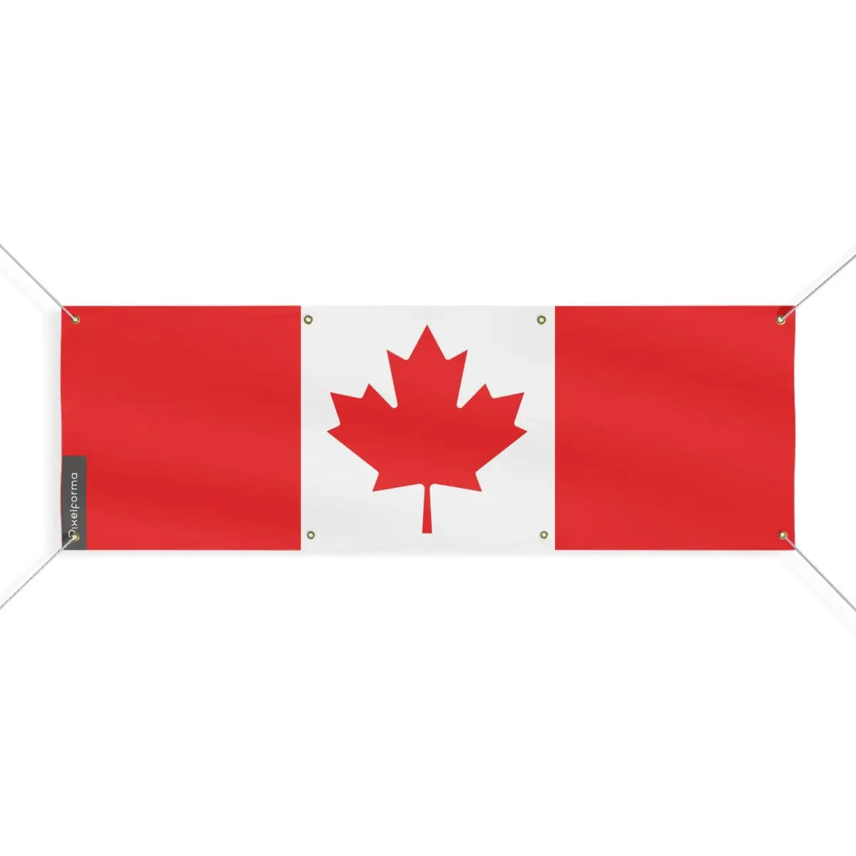 Drapeau du Canada 8 Oeillets en Plusieurs Tailles (L) - Pixelforma 