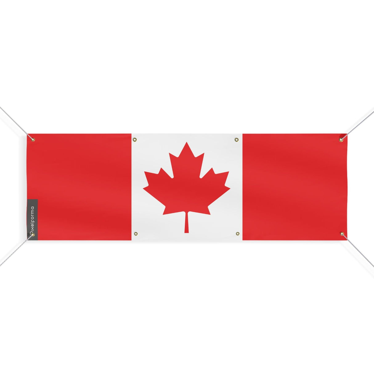 Drapeau du Canada 8 Oeillets en plusieurs tailles - Pixelforma