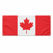 Drapeau canada en polyester résistant avec œillets robustes