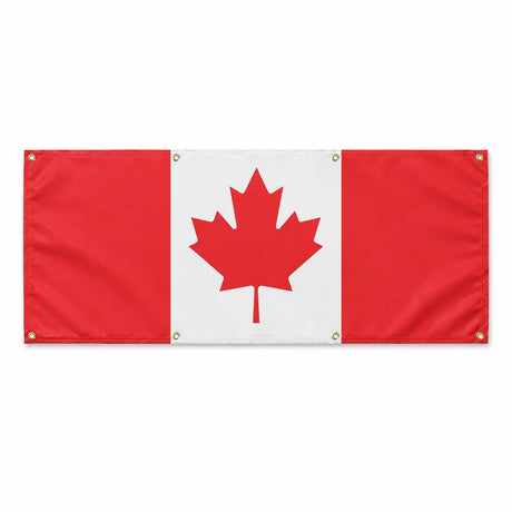 Drapeau canada en polyester résistant avec œillets robustes