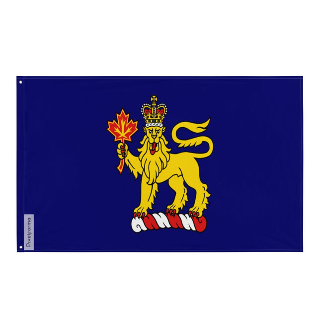 Drapeau du canada gouverneur général en plusieurs tailles 100 % polyester Imprimer avec Double ourlet - Pixelforma 