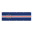 Drapeau du Cap-Vert grand format XL en polyester avec dix œillets