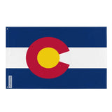 Drapeau du colorado plusieurs tailles en polyester - pixelforma