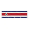 Drapeau du Costa Rica grand format XL en polyester avec dix œillets