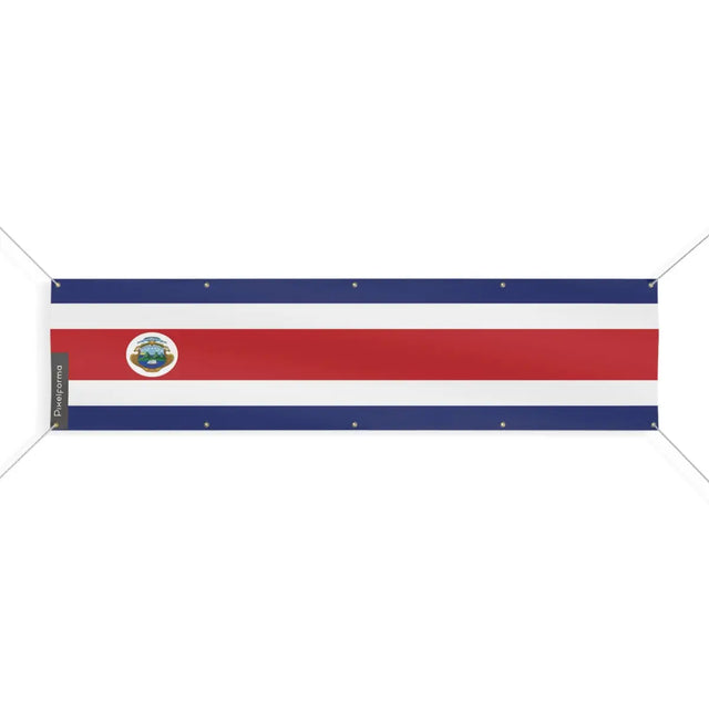 Drapeau du Costa Rica 10 Oeillets en Plusieurs Tailles (XL) - Pixelforma 