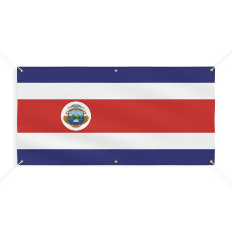 Drapeau du Costa Rica 6 Oeillets en plusieurs tailles - Pixelforma 