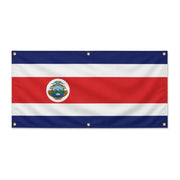 Drapeau costa rica en polyester résistant aux intempéries